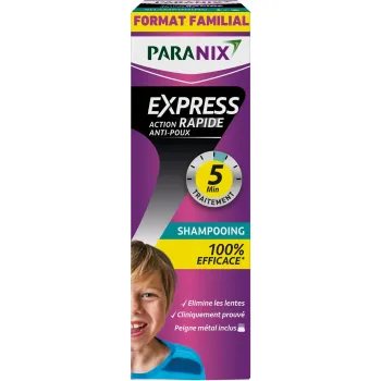 Express Läuseshampoo Paranix - Flasche mit 300 ml + Kamm