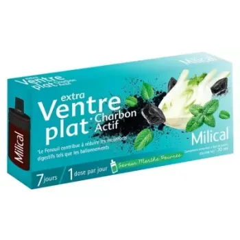 Extra flacher Bauch Milical - Box mit 7 Dosen