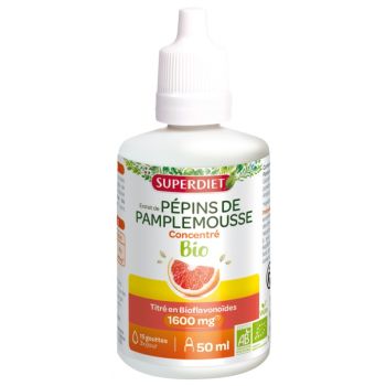 Bio Grapefruit Seed Extract 1600mg Super Diet - 50ml Dropper Bottle
