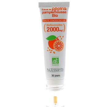 Bio-Extrakt aus Grapefruitschalen Nutrisanté - Tube mit 30 ml