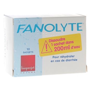Fanolyte Di&auml;tetische Zubereitung zur Rehydrierung - Packung mit 10 Beuteln