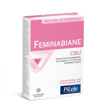 Feminabiane CBU Pileje - Packung mit 30 Tabletten