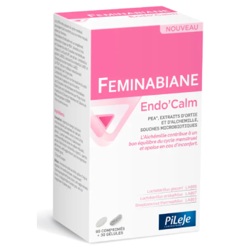 Feminabiane Endo'Calm PiLeJe - Packung mit 60 Tabletten und 30 Kapseln