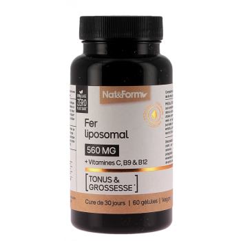 Eisen Liposomal Nat&Form - Packung mit 60 Kapseln
