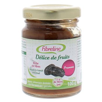 Fibreline Fruchtgenuss Pflaume - 100g Glas
