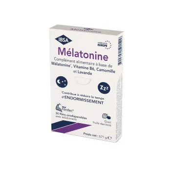 Melatonin 1,9 mg Waldfruchtgeschmack Ibsa FilmTec - Packung mit 30 orodispersiblen Filmen