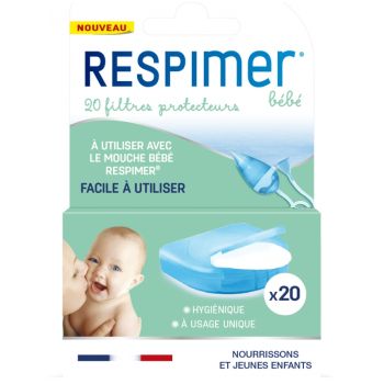 Schutzfilter für Babys Respimer - Packung mit 20 Filtern