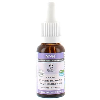 Bachblüten Nr. 41 Konzentration bio Lemon Pharma - Flasche mit 20 ml