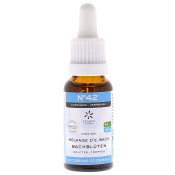 Bachblüten Nr. 42 Vertrauen bio Lemon Pharma - Flasche mit 20 ml