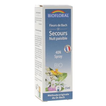 Bachblüten Notfall Nachtruhe 40N Bio-Spray Biofloral - Spray von 25ml