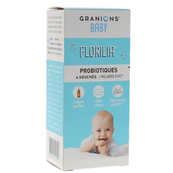 Florilia Probiotika Sirup für Babys Granions - Tropfflasche mit 8 ml