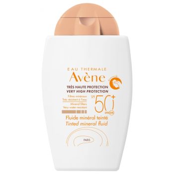 Mineralische Getönte Flüssigkeit SPF50+ Avène - 40 ml Flasche