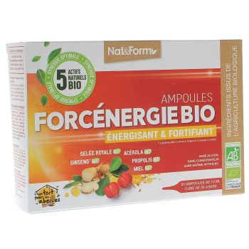 Forcénergie bio Nat&Form - Schachtel mit 20 Ampullen