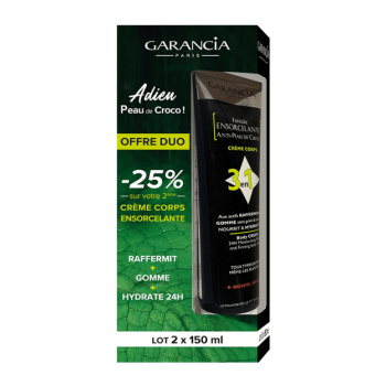 Verzaubernde Formel gegen Krokodilhaut 3 in 1 Garancia - 2x 150 ml Packung
