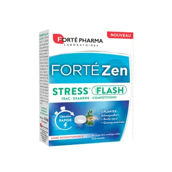 Forté Zen Stress Flash Forte Pharma - Packung mit 10 orodispersiblen Tabletten