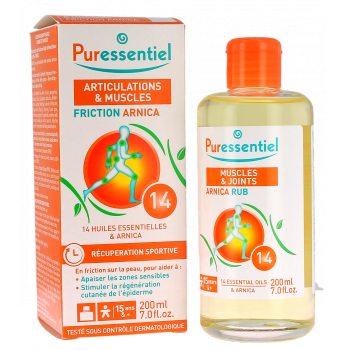 Friction Arnica Gelenke & Muskeln Puressentiel - Flasche mit 200 ml