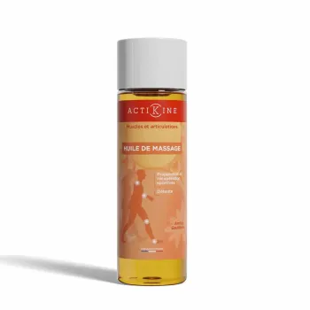 Actikine Massageöl für Muskeln und Gelenke Marke Grün - Flasche mit 200ml