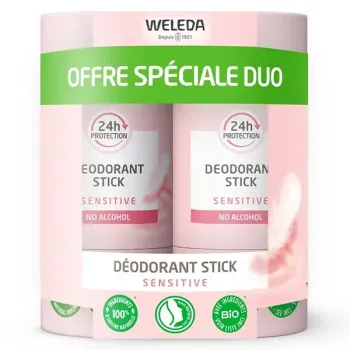 Deodorant Stick Sensitive Weleda - 2er Pack mit 50g Sticks