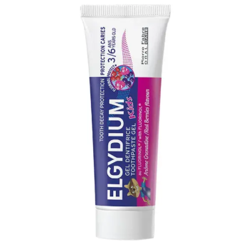 Kids Gel Zahnpasta mit Grenadine-Geschmack Elgydium - Tube mit 50ml