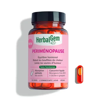 Périmenopause Herbalgem - Packung mit 30 Kapseln