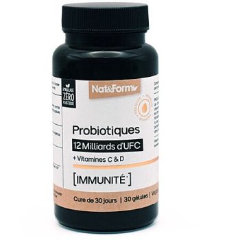 Probiotika Immunität Nat&Form - Dose mit 30 Kapseln