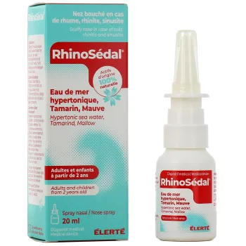 RhinoSédal hypertonisches Meerwasser Élerté - Spray von 20 ml