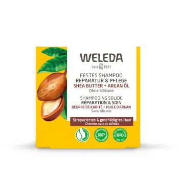 Festes Shampoo Reparatur und Pflege Weleda - 50g Stück