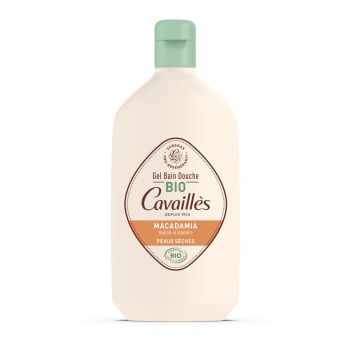 Bio-Duschgel Macadamia-Öl für trockene Haut Rogé Cavaillès - Flasche mit 400 ml