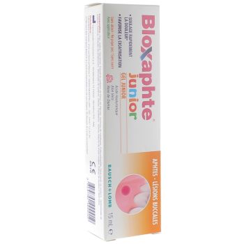 Gel Schutz BIoxaphte Junior: Aphten, Mundschäden Bausch Lomb - Tube mit 15 ml