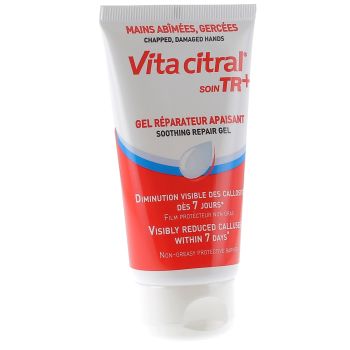Gel reparierender beruhigender Balsam für beschädigte Hände Vita Citral Pflege TR+ - Tube mit 75 ml