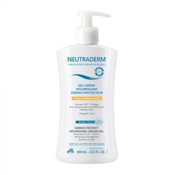 Nährende dermo-schützende Gel-Creme Neutraderm - Pumpflasche mit 400 ml