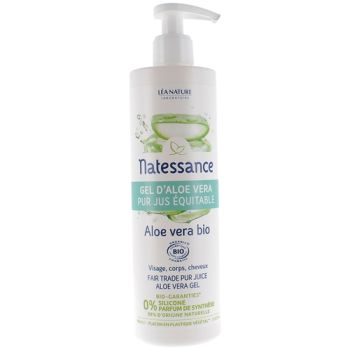 Bio-Aloe-Vera-Gel Natessance - Pumpflasche mit 400 ml