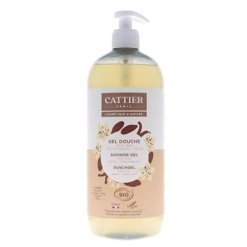 Duschgel Aloe Vera Vanille Tonka Bio Cattier - Pumpflasche 1 L