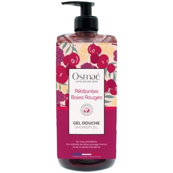 Duschgel Sprudelnde rote Beeren Osmaé - Pumpflasche 1L