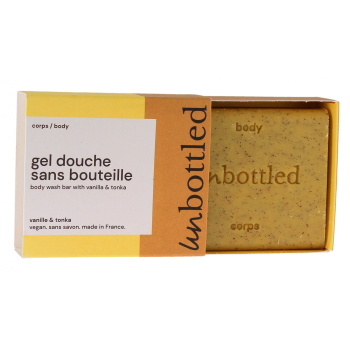 Duschgel ohne Flasche Vanille & Tonka Unbottled - 110g Stück