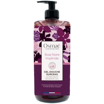 Duschgel mit überfettender Formel Imperial Black Rose Osmaé - Pumpflasche 1L