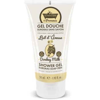 Überfettete Duschgel mit Eselsmilch Die kleinen Bäder von Provence - Tube mit 55 ml