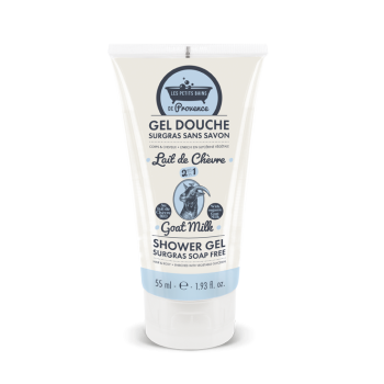 Duschgel mit überfettender Ziegenmilch Les petits bains de Provence - Tube mit 55 ml