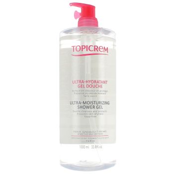 Ultra-hydratisierendes Duschgel Topicrem - Pumpflasche mit 1000 ml