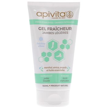 Frischegel für leichte Beine Apivita - Tube mit 150 ml