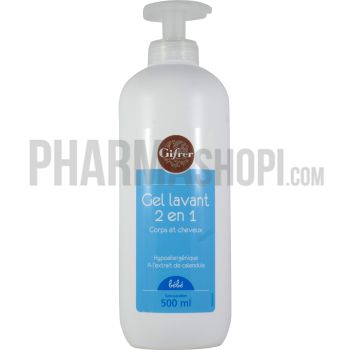 2-in-1 Waschgel für Körper und Haare Baby Gifrer - Pumpflasche 500 ml