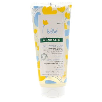 Sanfte Babywaschgel Klorane - Tube mit 200 ml