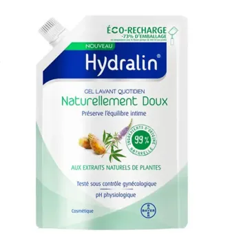 Hydralin Natürlich sanftes Waschgel - Öko-Nachfüllung von 400 ml