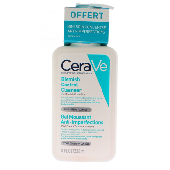 Schaumgel gegen Unreinheiten Cerave - Pumpflasche mit 236ml + kostenloses Mini-Produkt