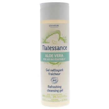 Bio Frische-Reinigungs-Gel Natessance - 200 ml Flasche