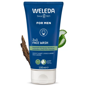 Gesichtsreinigungs-Gel 2in1 für Männer Weleda - Tube mit 100 ml