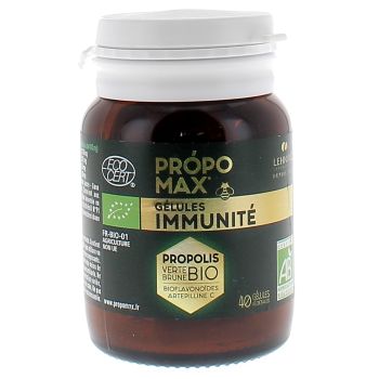 Immunitätskapseln Propomax Bio-Propolis-Extrakt Lehning - Flasche mit 40 Kapseln