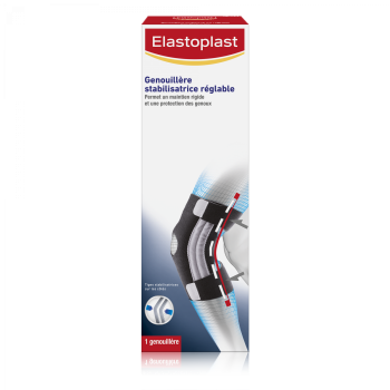 Verstellbare Sport-Stabilisator-Kniebandage Elastoplast - 1 verstellbare Kniebandage Einheitsgröße