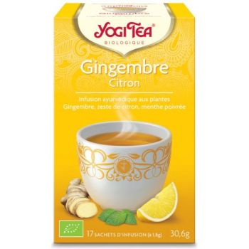 Bio Ingwer Zitrone Yogi Tea - 17 Teebeutel Box