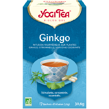 Ginkgo bio Yogi Tea - Box mit 17 Beuteln